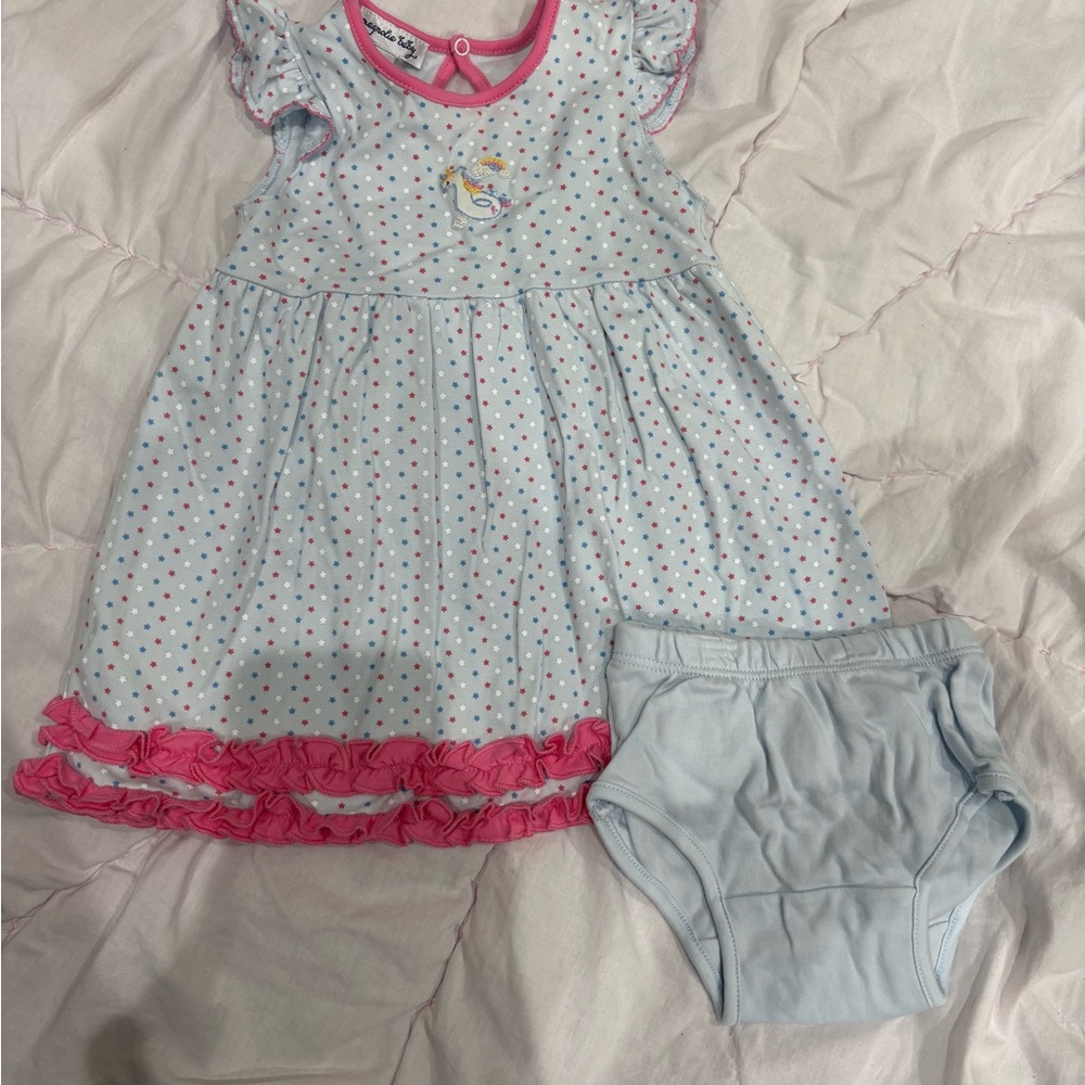 Magnolia Baby embroidered dress